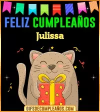 GIF Feliz Cumpleaños Julissa